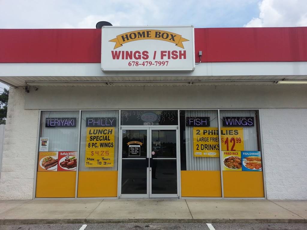 Home Box Wings/Fish | restaurant | 336B GA-138, Riverdale, GA 30274, USA | 6784797997 OR +1 678-479-7997
