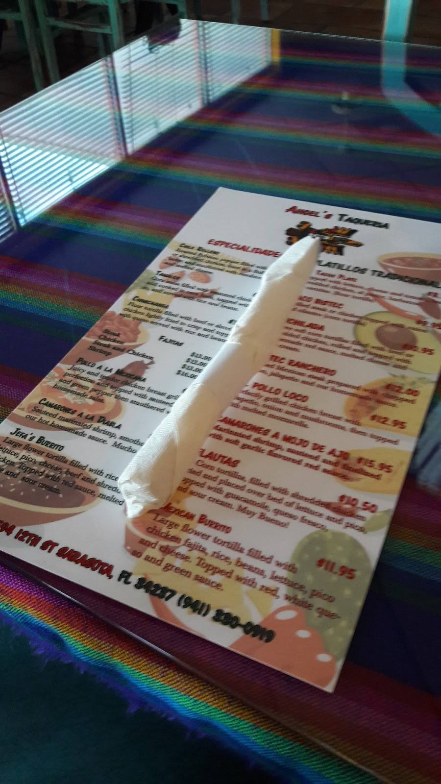 Restaurante Mexicano Angeles | restaurant | 2594 12th St, Sarasota, FL 34237, USA | 9413300919 OR +1 941-330-0919
