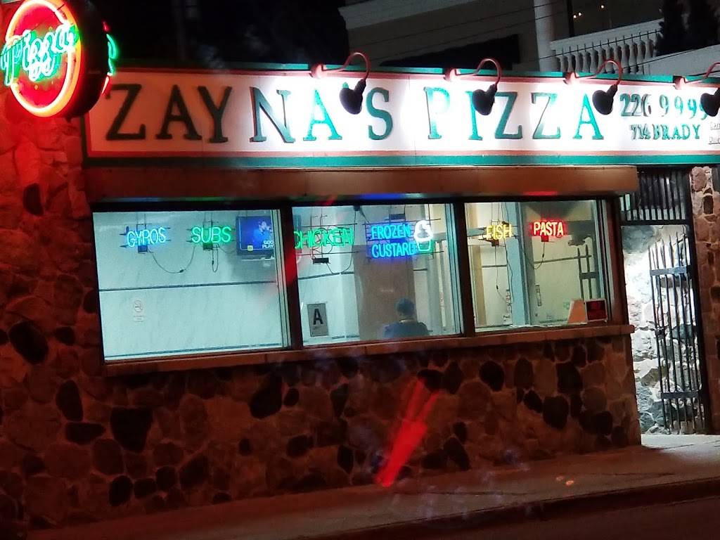 Zaynas Pizza | meal delivery | 714 E Brady St, Milwaukee, WI 53202, USA | 4142269999 OR +1 414-226-9999