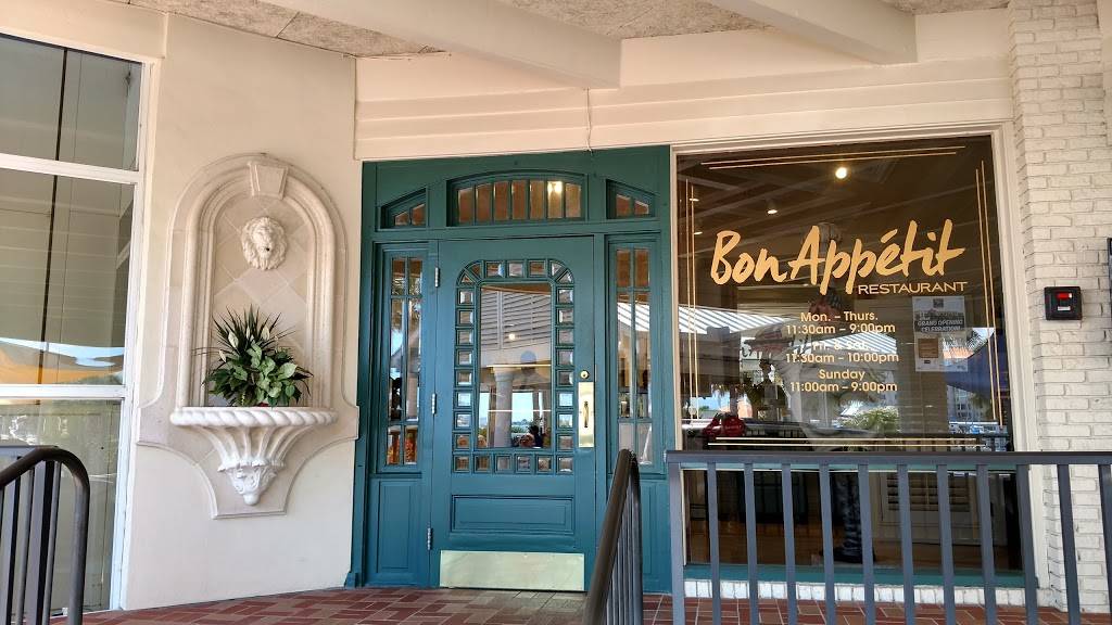 Bon Appetit Restaurant and Bar | restaurant | 148 Marina Plaza, Dunedin, FL 34698, USA | 7277332151 OR +1 727-733-2151