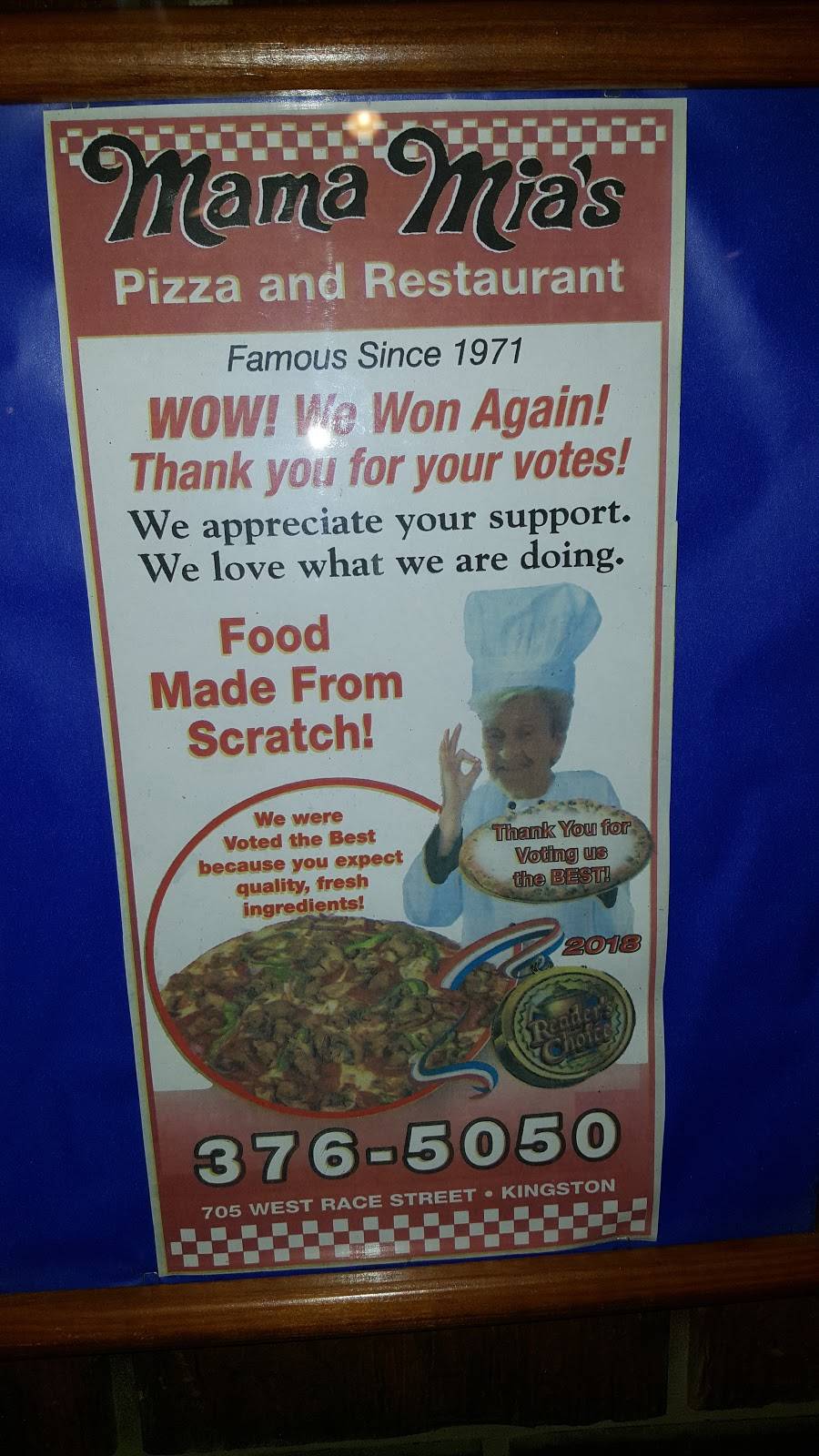 Mama Mias Restaurant-Pizzeria | restaurant | 705 W Race St, Kingston, TN 37763, USA | 8653765050 OR +1 865-376-5050