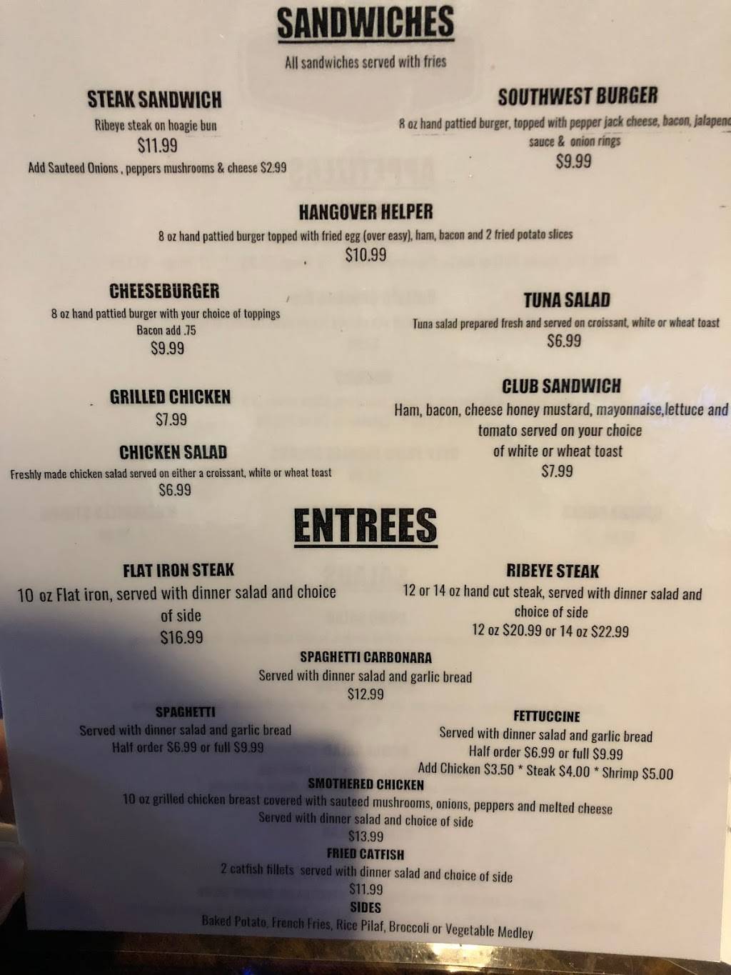 Tino’s On the Tee | restaurant | 12476 Golf Course Dr, Whittington, IL 62897, USA | 6186292454 OR +1 618-629-2454