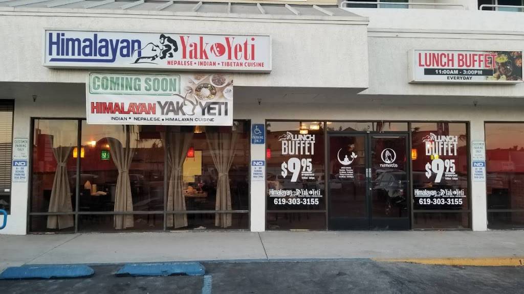 Himalayan Yak & Yeti | restaurant | 6784 El Cajon Blvd ste d, San Diego, CA 92115, USA | 6193033155 OR +1 619-303-3155