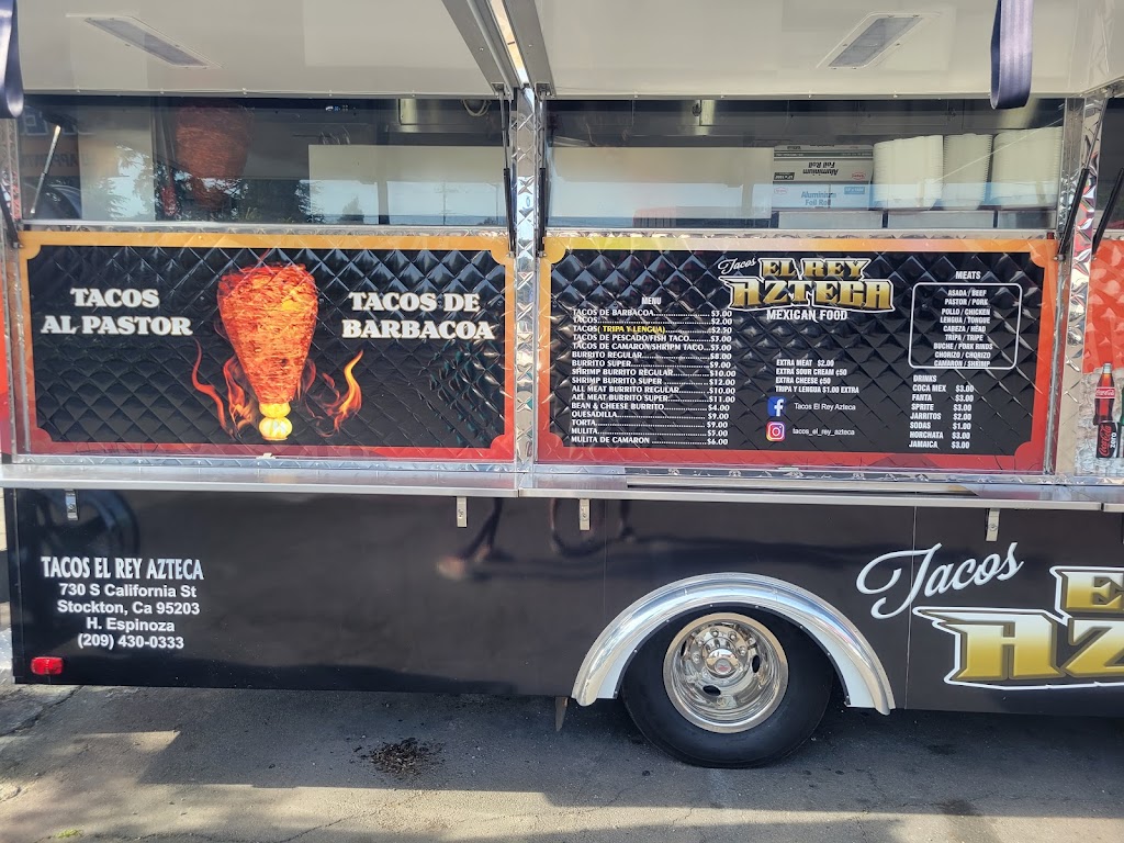 Tacos El Rey Azteca | restaurant | 1546 Pacific Ave, Stockton, CA 95204, USA | 2095946977 OR +1 209-594-6977