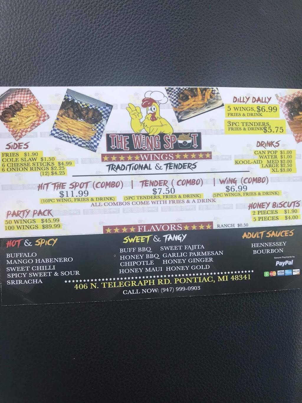 The WING SPOT | restaurant | Pontiac, MI 48341, USA | 9479990903 OR +1 947-999-0903