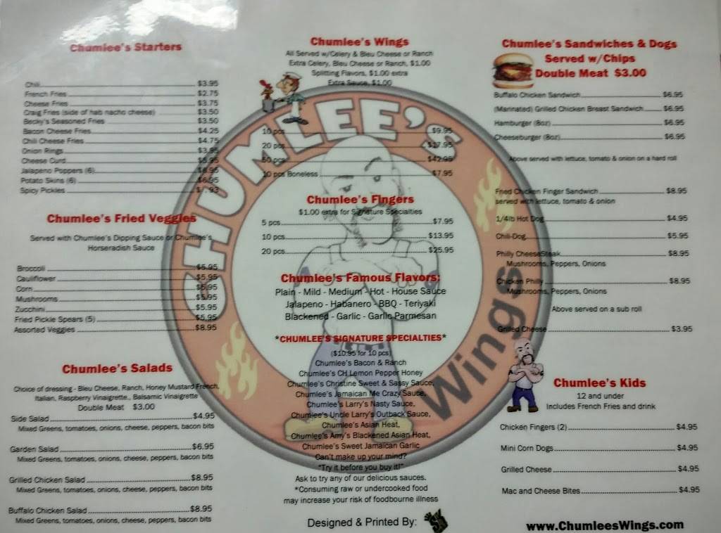 Chumlees Wings | restaurant | 3436 US-301, Ellenton, FL 34222, USA | 9419815383 OR +1 941-981-5383