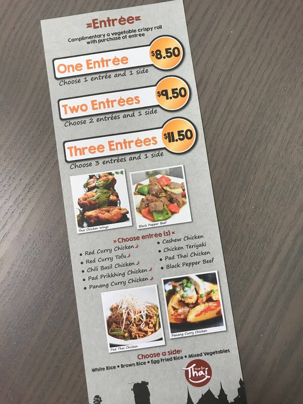 Time for Thai - TMC | meal takeaway | 6550 Bertner Ave, Houston, TX 77030, USA | 8888848424 OR +1 888-884-8424