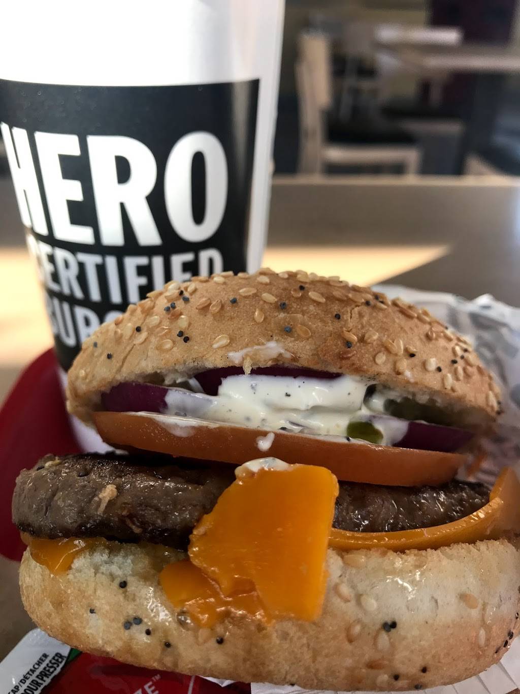 Hero Certified Burgers | restaurant | 5261 Highway #7 East, Unit B103, Markham, ON L3P 1B8, Canada | 9052948989 OR +1 905-294-8989