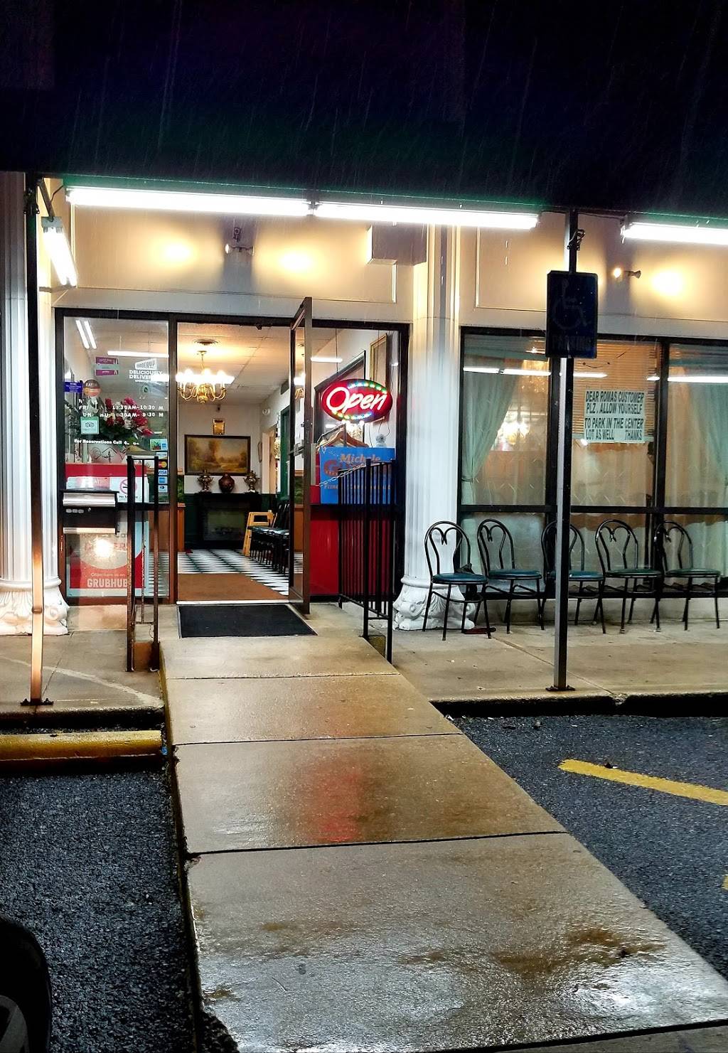 Romas Cafe | restaurant | 10515 York Rd, Cockeysville, MD 21030, USA | 4106286565 OR +1 410-628-6565