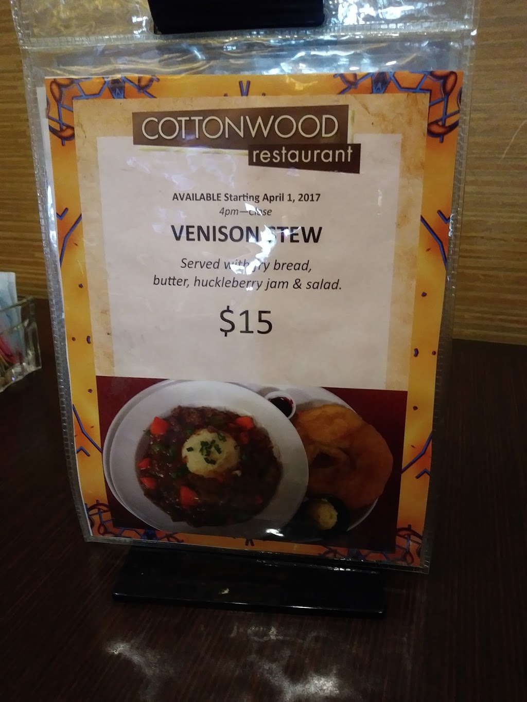 Cottonwood Restaurant | restaurant | NW Warm Springs Hwy, Warm Springs, OR 97761, USA | 5414607777 OR +1 541-460-7777