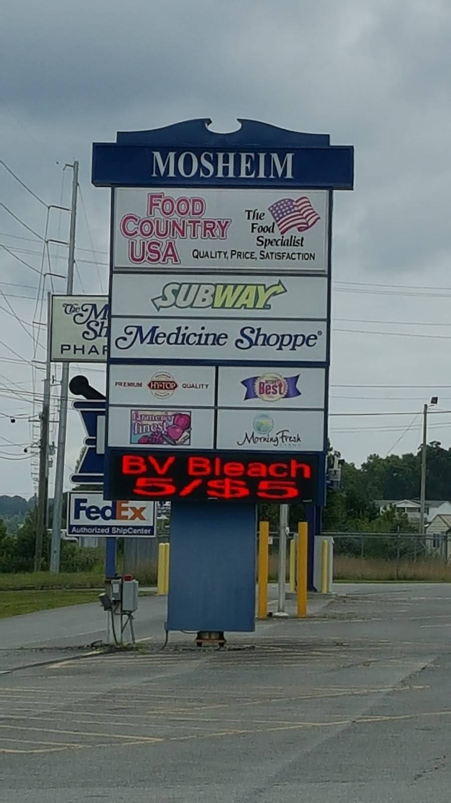 Subway | restaurant | 6766 W Andrew Johnson Hwy, Mosheim, TN 37818, USA | 4234229467 OR +1 423-422-9467