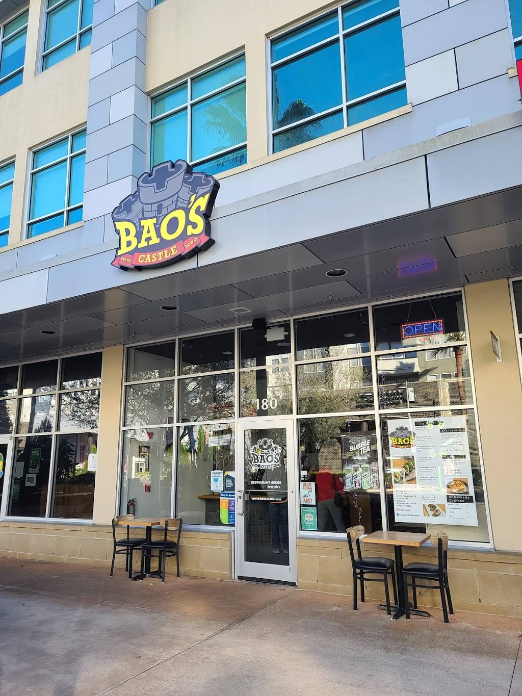 Baos Castle | restaurant | 45 W Crystal Lake St Suite 180, Orlando, FL 32806, USA | 4077043041 OR +1 407-704-3041