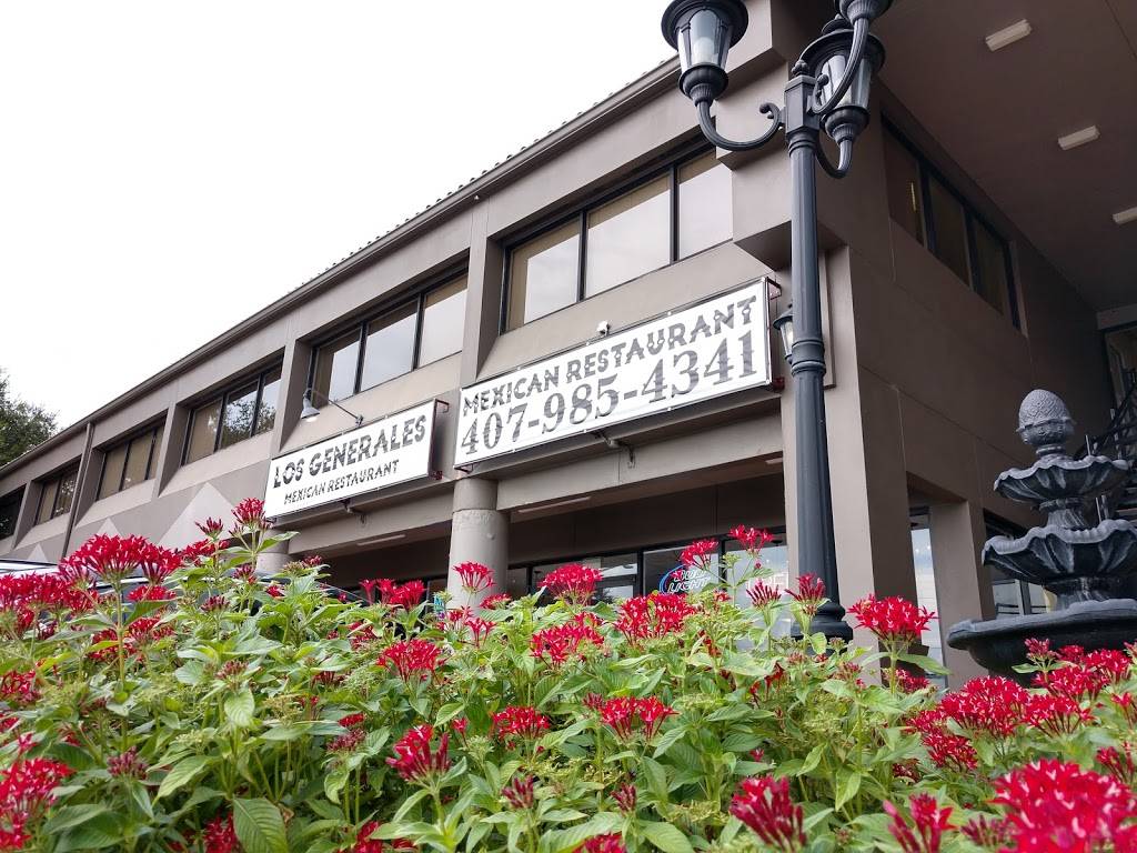 Los Generales Mexican Restaurant | restaurant | 2901 Curry Ford Rd # 211, Orlando, FL 32806, USA | 4079854341 OR +1 407-985-4341