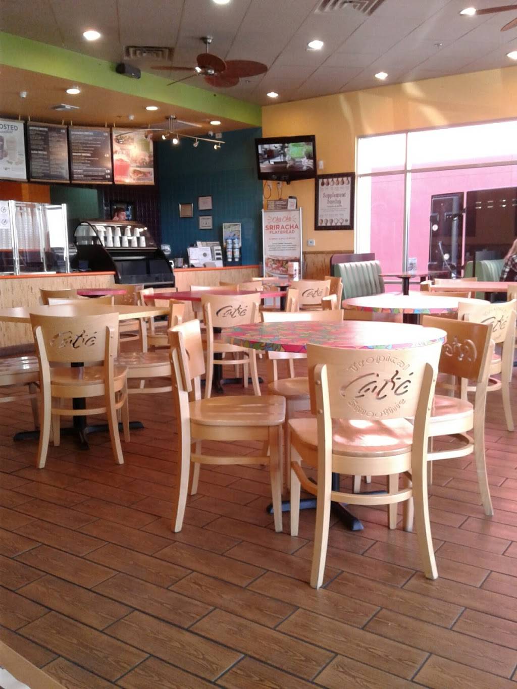 Tropical Smoothie Cafe | restaurant | 6350 W Charleston Blvd Suite 130, Las Vegas, NV 89146, USA | 7023041931 OR +1 702-304-1931