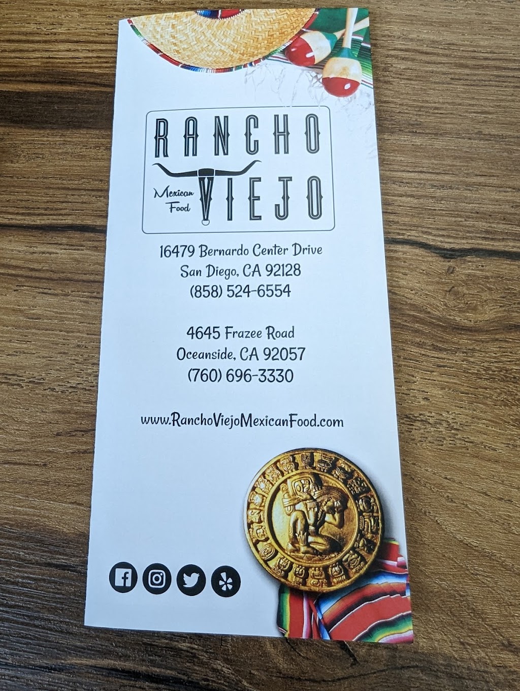 Rancho Viejo Mexican Food | restaurant | 4645 Frazee Rd unit h, Oceanside, CA 92057, USA | 7606963330 OR +1 760-696-3330