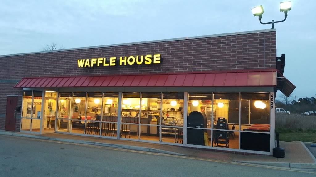 Waffle House | meal takeaway | 4800 Portsmouth Blvd, Chesapeake, VA 23321, USA | 7574880119 OR +1 757-488-0119