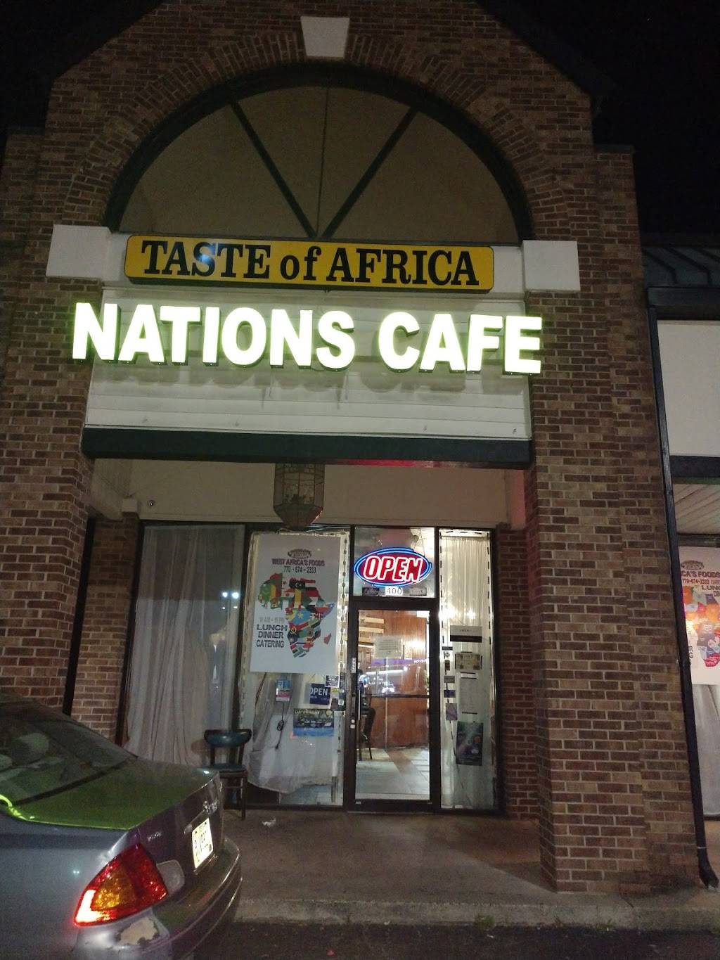 Taste of Africa: Nations Cafe lounge | restaurant | 8290 Roswell Rd #400, Sandy Springs, GA 30350, USA | 7706742333 OR +1 770-674-2333