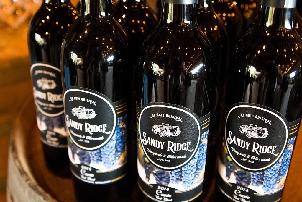 Sandy Ridge Vineyards & Mercantile | restaurant | 180 OH-61, Norwalk, OH 44857, USA | 4195048884 OR +1 419-504-8884