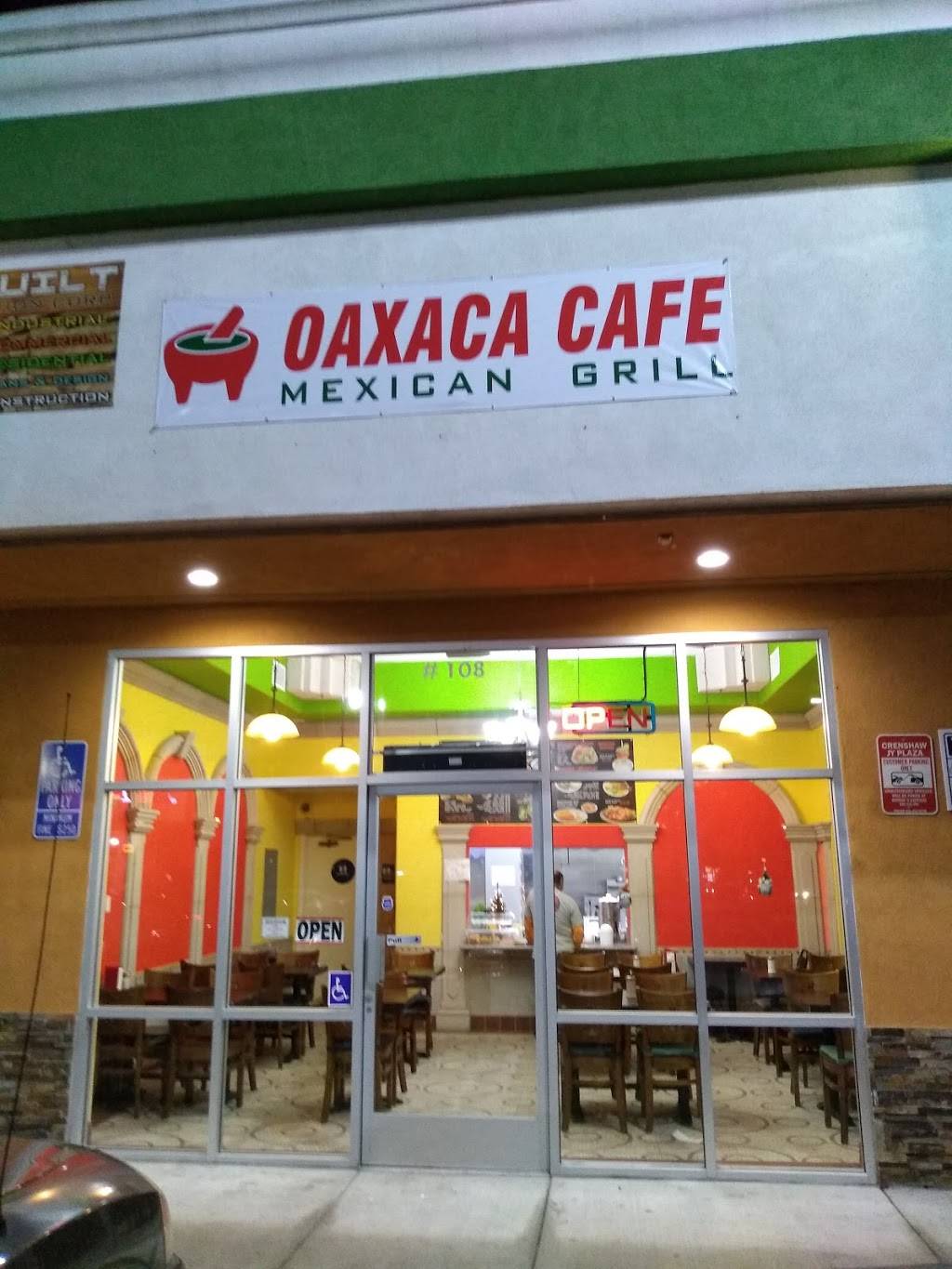 Oaxaca Cafe Mexican Grill | restaurant | 10925 Crenshaw Blvd # 108, Inglewood, CA 90303, USA | 4242279992 OR +1 424-227-9992