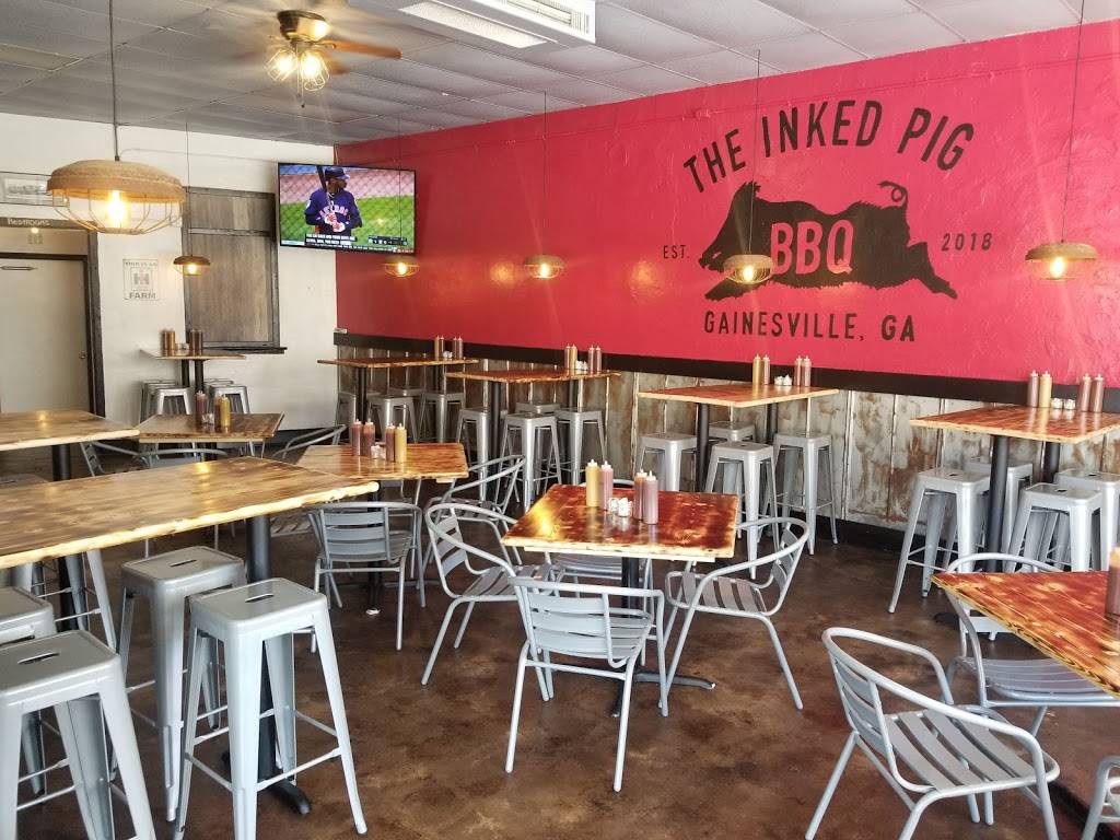 The Inked Pig BBQ | restaurant | 893 Main St SW, Gainesville, GA 30501, USA | 6786965611 OR +1 678-696-5611