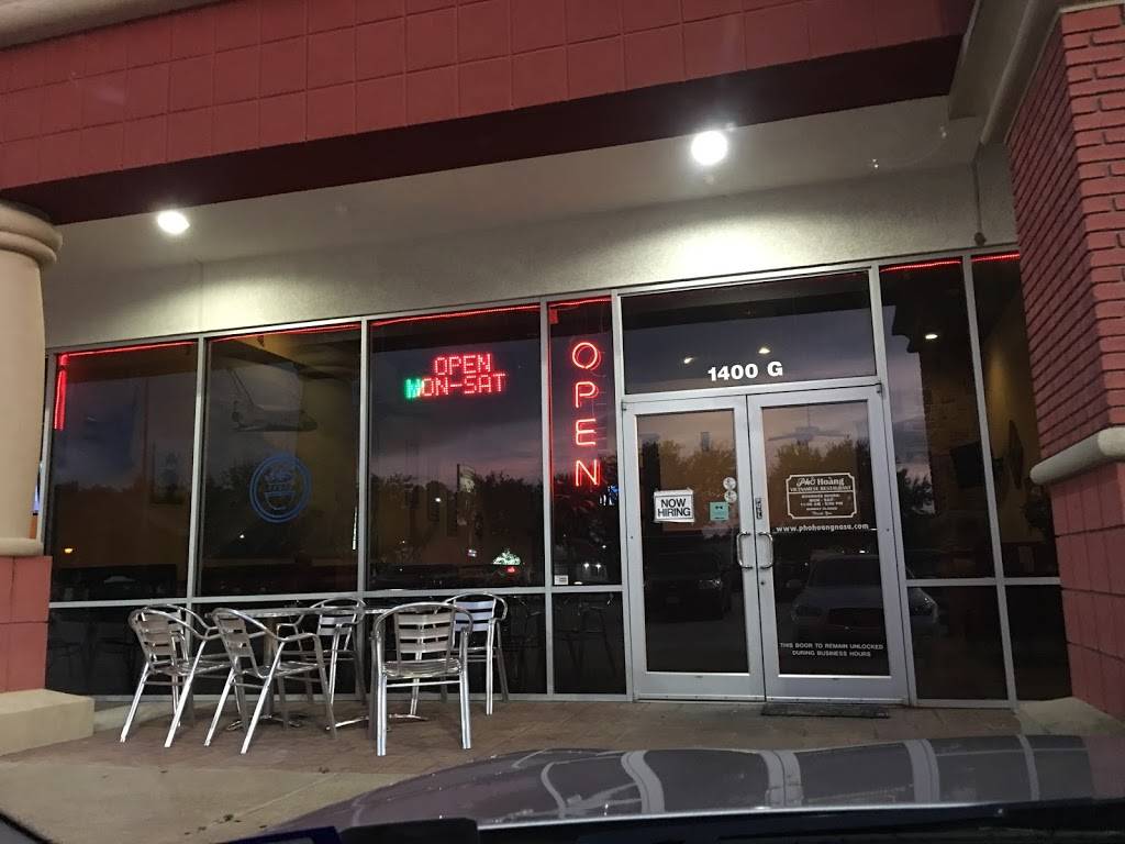 Pho Hoang Restaurant | restaurant | 1400 NASA Road 1 ste g, Houston, TX 77058, USA | 2813333897 OR +1 281-333-3897