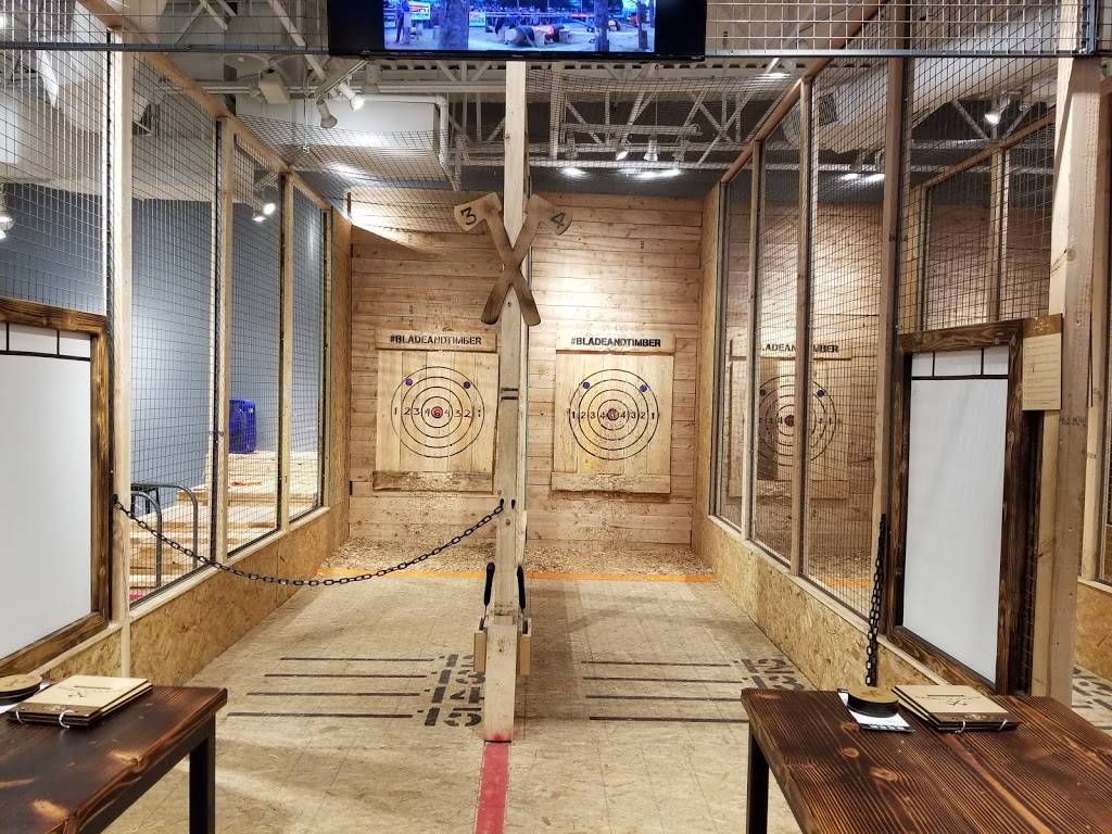 Blade & Timber Axe Throwing - KC | Town Center | restaurant | 5203 W 117th St, Leawood, KS 66211, USA | 9132055421 OR +1 913-205-5421