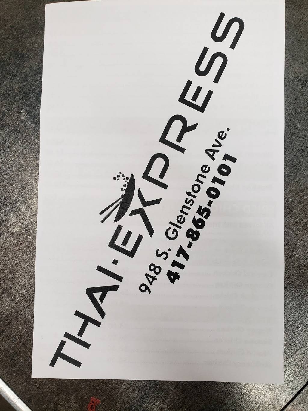 Thai Express | restaurant | 948 S Glenstone Ave, Springfield, MO 65802, USA | 4178650101 OR +1 417-865-0101