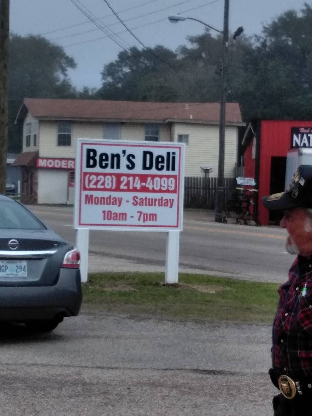 Bens Deli | restaurant | 1412 Pass Rd, Gulfport, MS 39501, USA | 2282144099 OR +1 228-214-4099