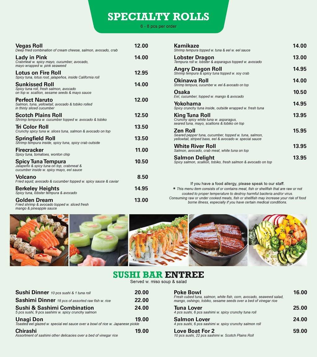 Zen Sushi Ramen Dim Sum | restaurant | 408 Springfield Ave, Berkeley Heights, NJ 07922, USA | 9088981988 OR +1 908-898-1988