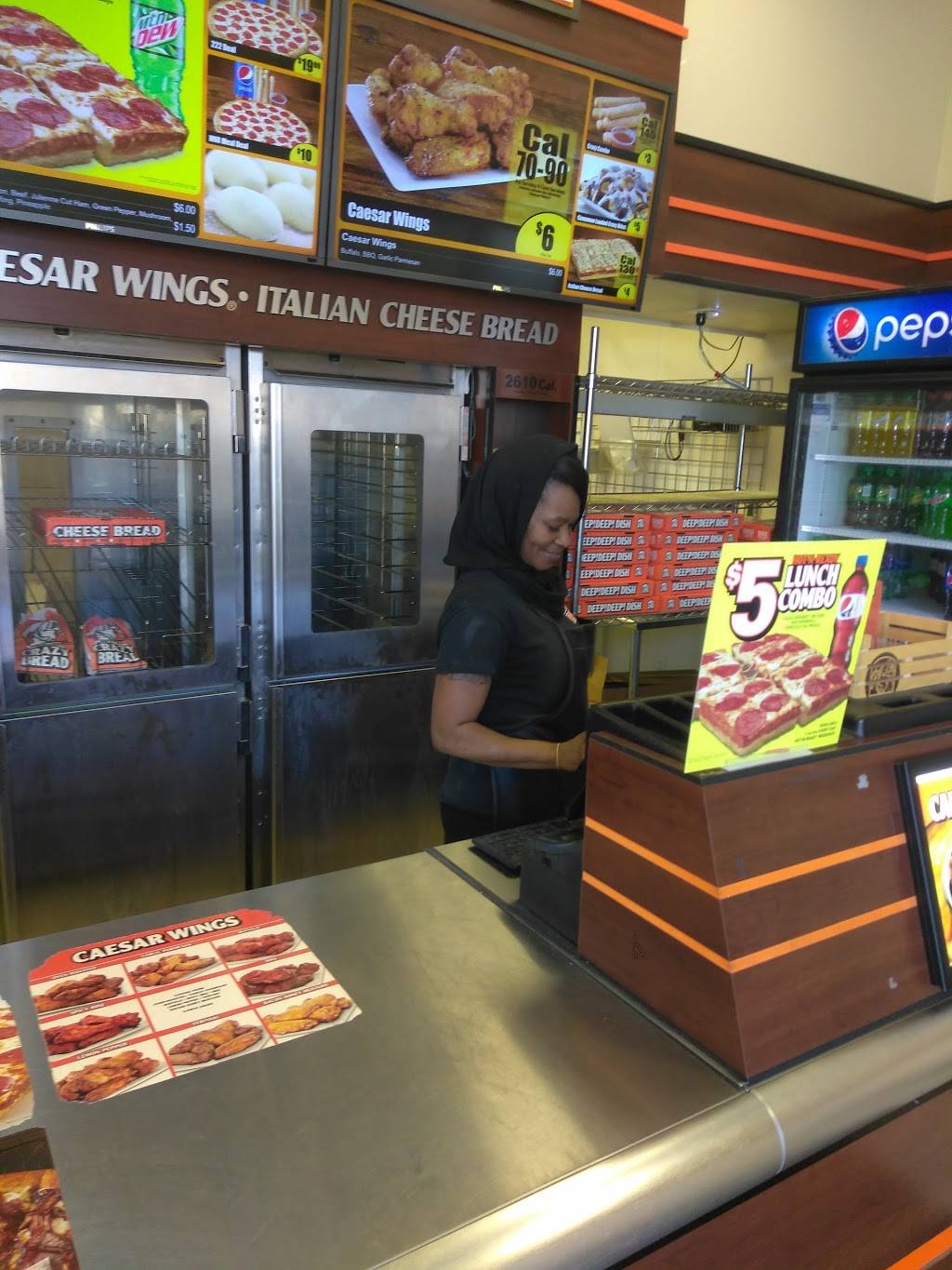 Little Caesars Pizza | meal takeaway | 5816 Woodland Ave, Philadelphia, PA 19143, USA | 2157299000 OR +1 215-729-9000