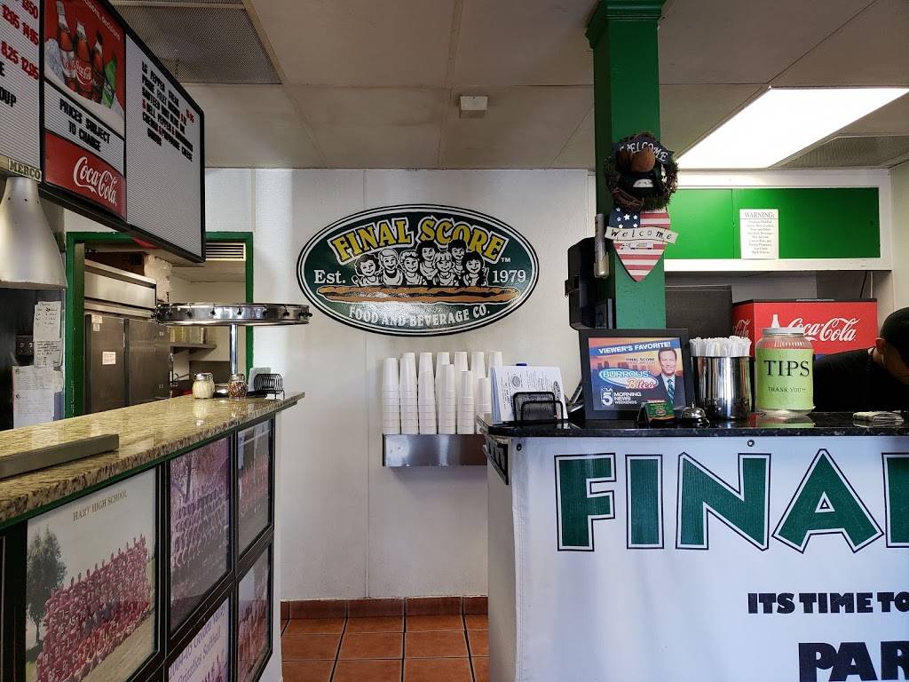 Final Score Food and Beverage | meal takeaway | 23754 Lyons Ave, Santa Clarita, CA 91321, USA | 6612546557 OR +1 661-254-6557