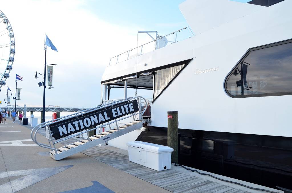 National Elite Yacht Charter | restaurant | 165 Waterfront St, National Harbor, MD 20745, USA | 2025548000 OR +1 202-554-8000