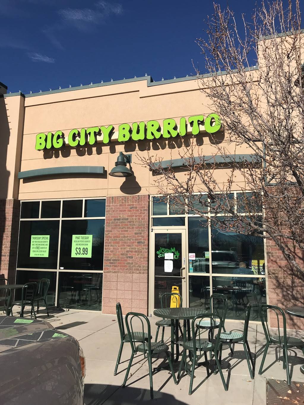 Big City Burrito | restaurant | 1441 N Denver Ave, Loveland, CO 80538, USA | 9706694242 OR +1 970-669-4242