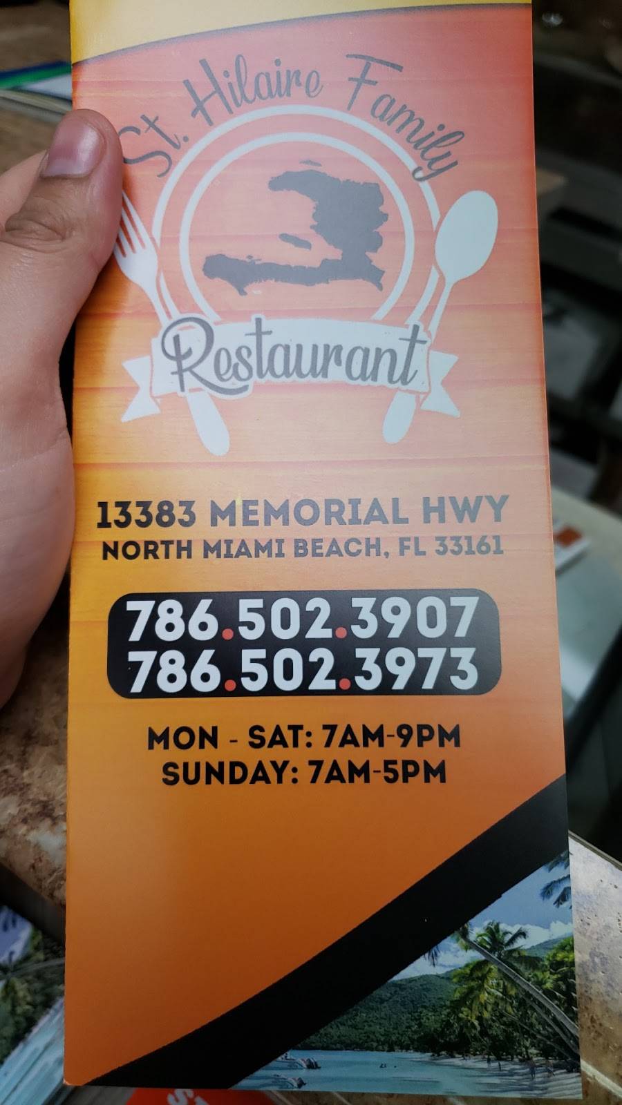 St. Hilaire Family Restaurant | restaurant | 13383 Memorial Hwy, Miami, FL 33161, USA | 7865023907 OR +1 786-502-3907