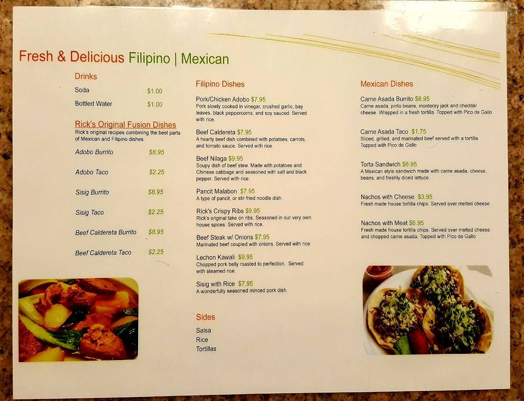 Ricks | restaurant | 2700 Colorado Blvd #117, Los Angeles, CA 90041, USA | 8188023802 OR +1 818-802-3802