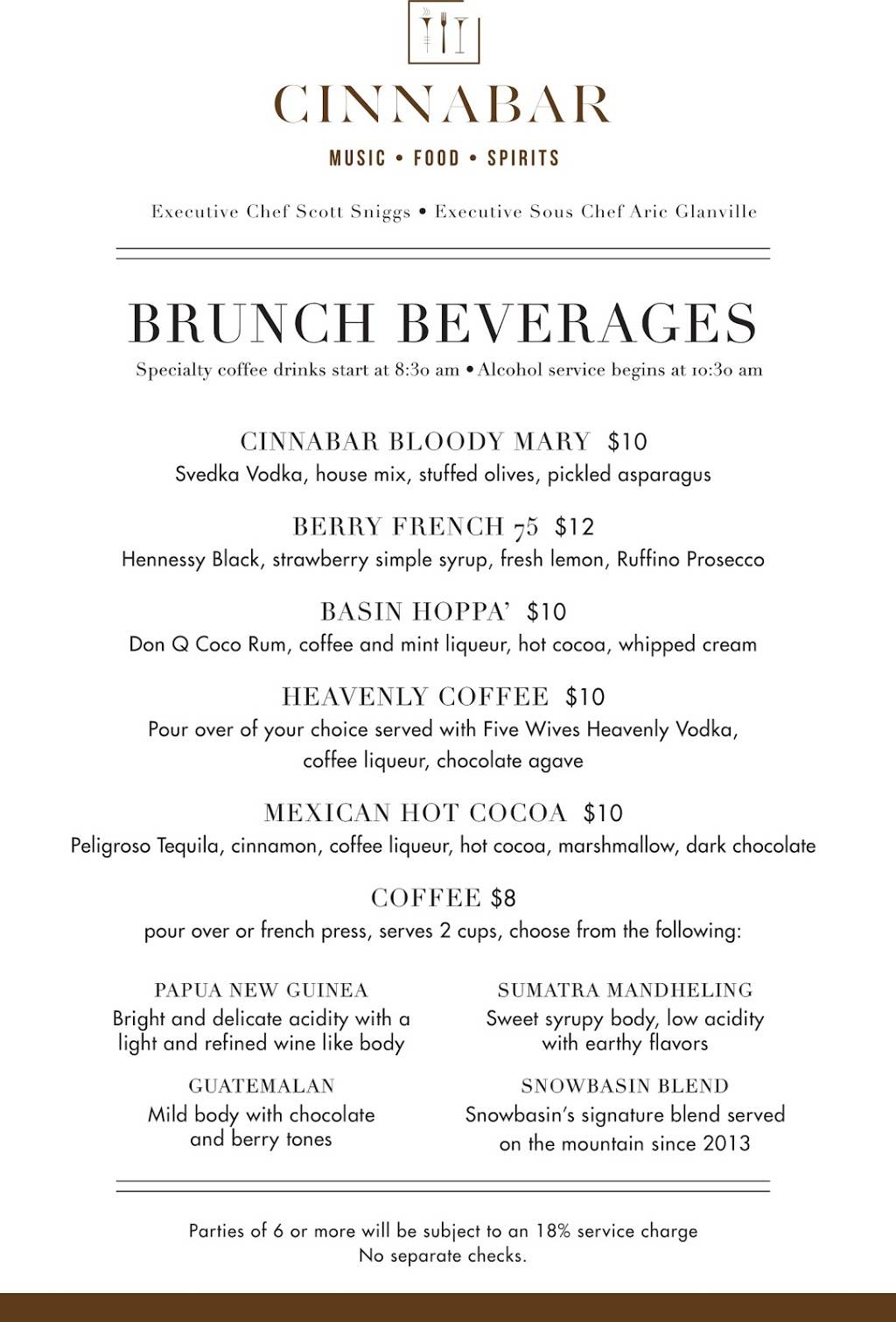 Cinnabar | restaurant | 3925 E Snow Basin Rd, Huntsville, UT 84317, USA | 8016201000 OR +1 801-620-1000