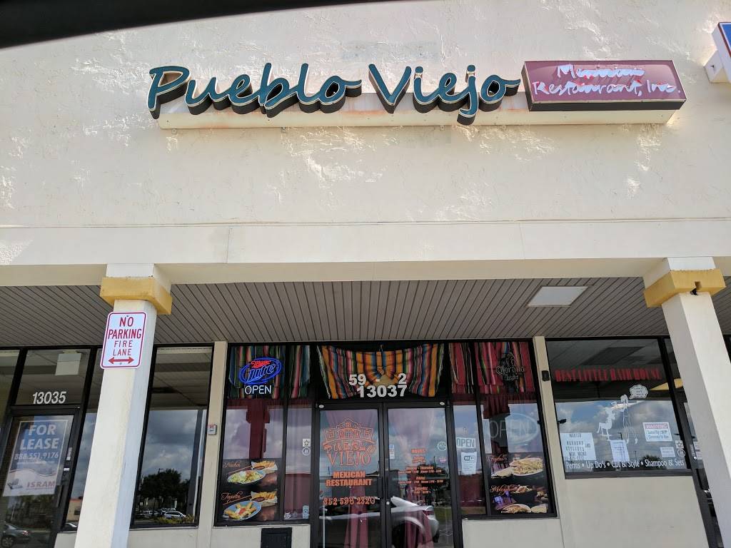 Pueblo Viejo Mexican Restaurant | restaurant | 13037 Cortez Blvd, Brooksville, FL 34613, USA | 3525962320 OR +1 352-596-2320