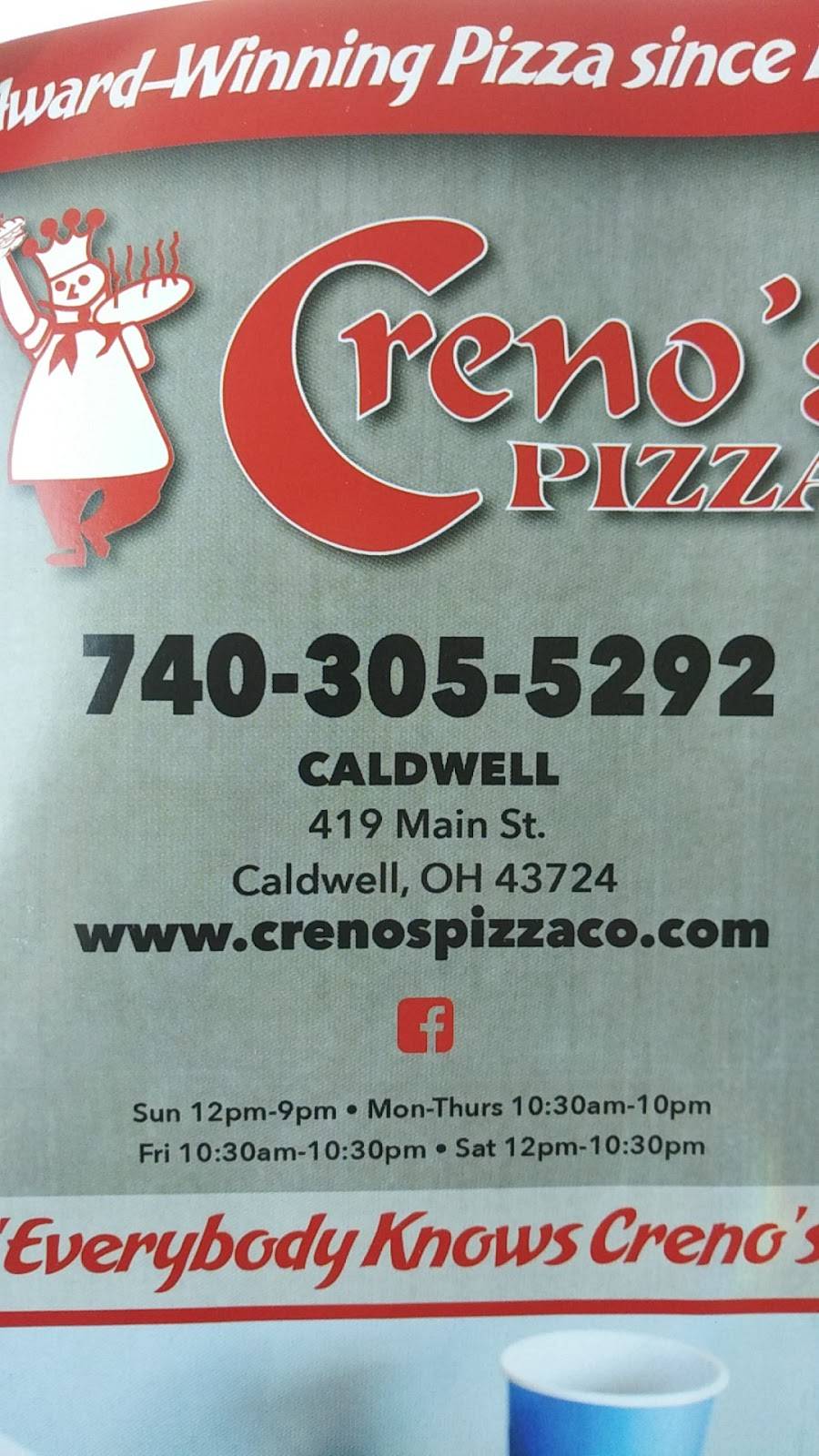 Crenos pizza | meal takeaway | 419 Main St, Caldwell, OH 43724, USA | 7403055292 OR +1 740-305-5292