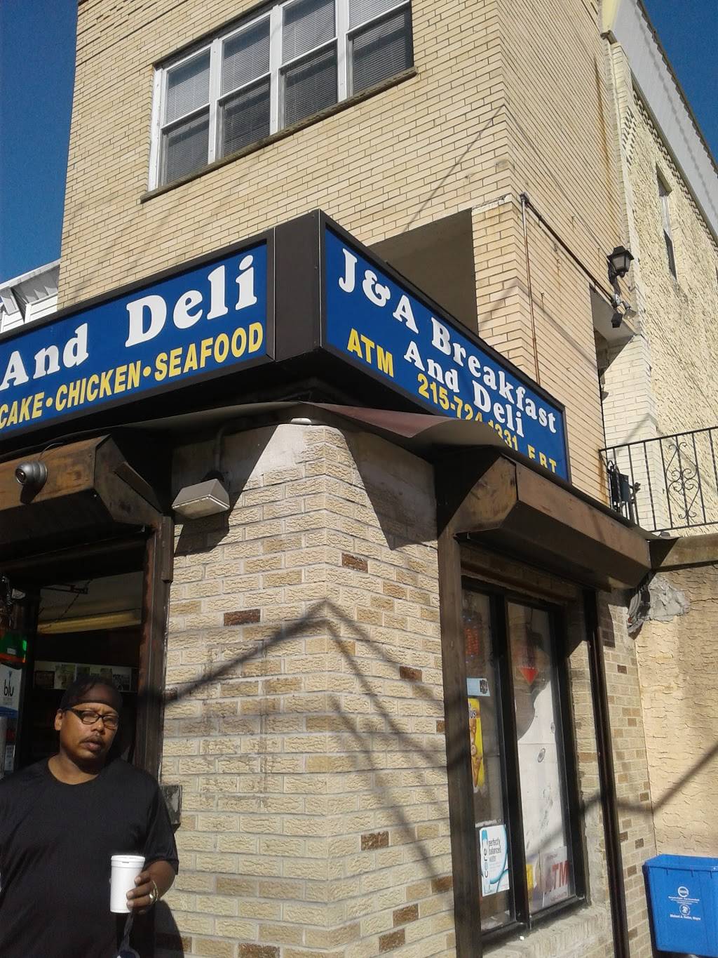 J & A Breakfast And Deli | restaurant | 6101 Elmwood Ave, Philadelphia, PA 19142, USA | 2157241331 OR +1 215-724-1331