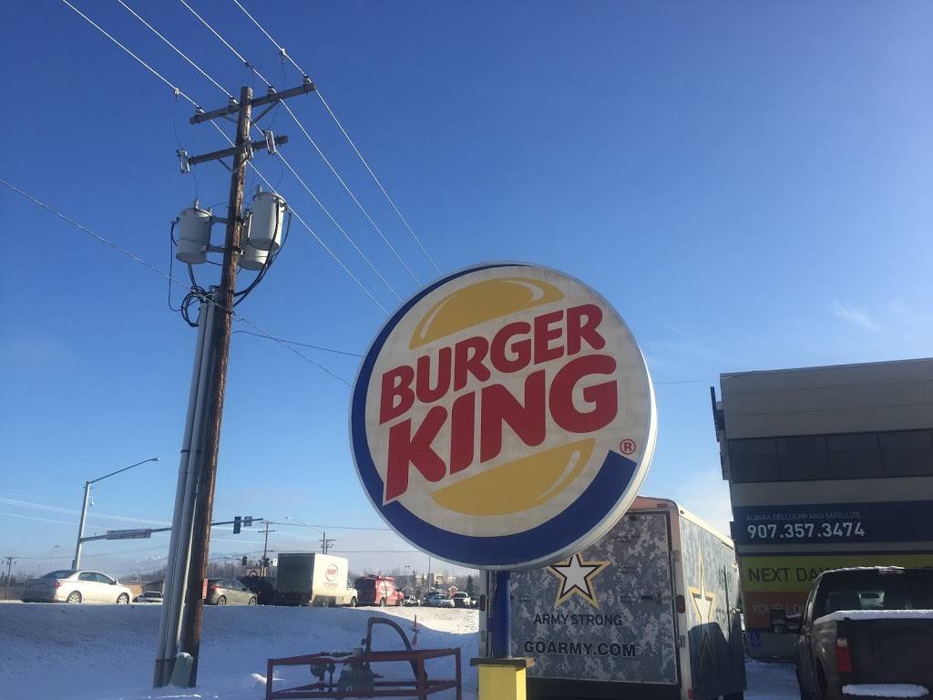 Burger King | restaurant | 1560 E Financial Dr, Wasilla, AK 99654, USA | 9073765133 OR +1 907-376-5133