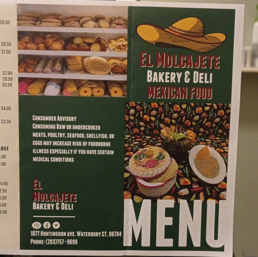 El Molcajete Bakery & Deli | restaurant | 1077 Huntingdon Ave, Waterbury, CT 06704, USA | 2037579699 OR +1 203-757-9699