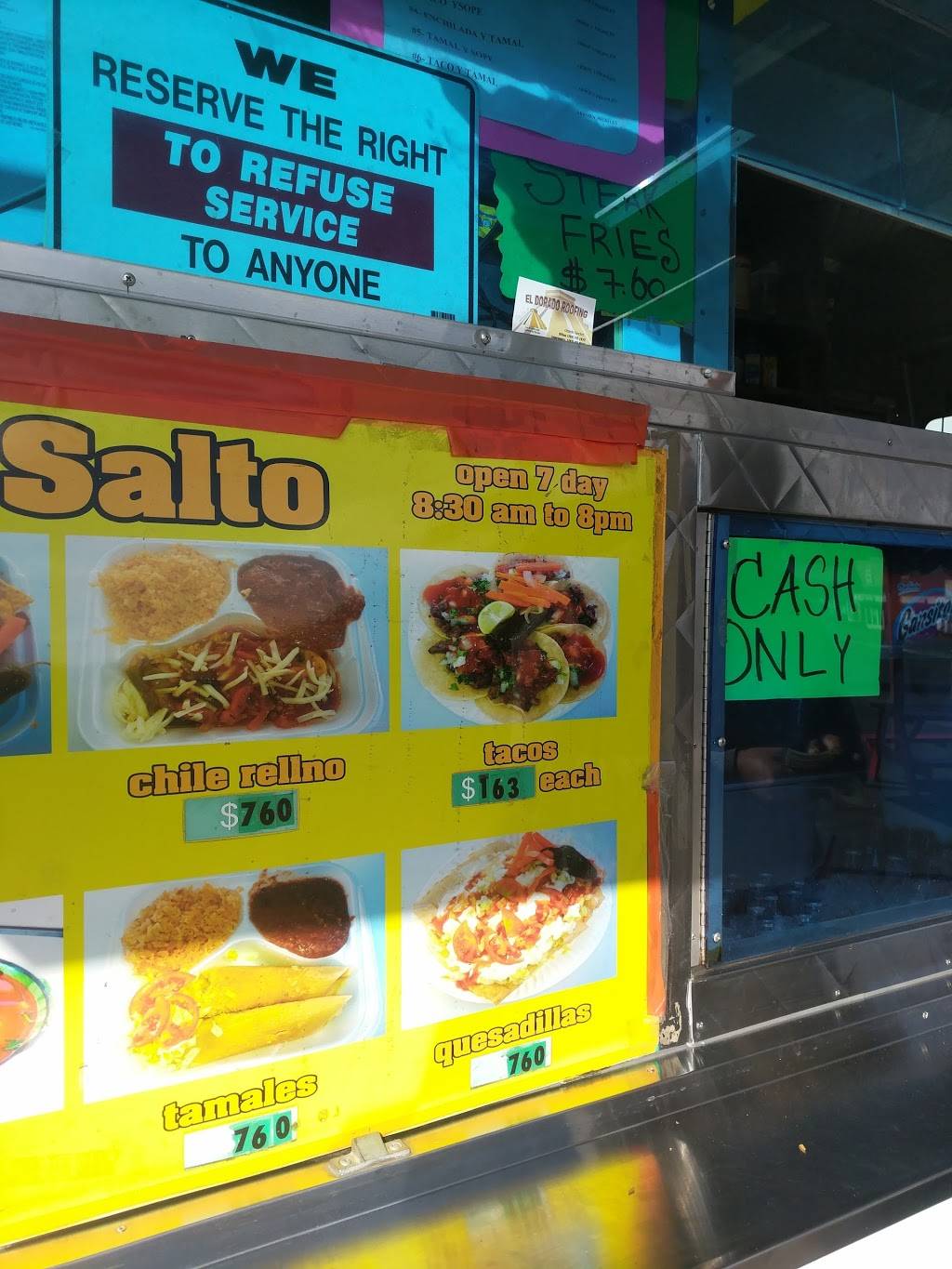 Tacos el salto | restaurant | 2521 Springs Rd, Vallejo, CA 94591, USA | 7076557943 OR +1 707-655-7943