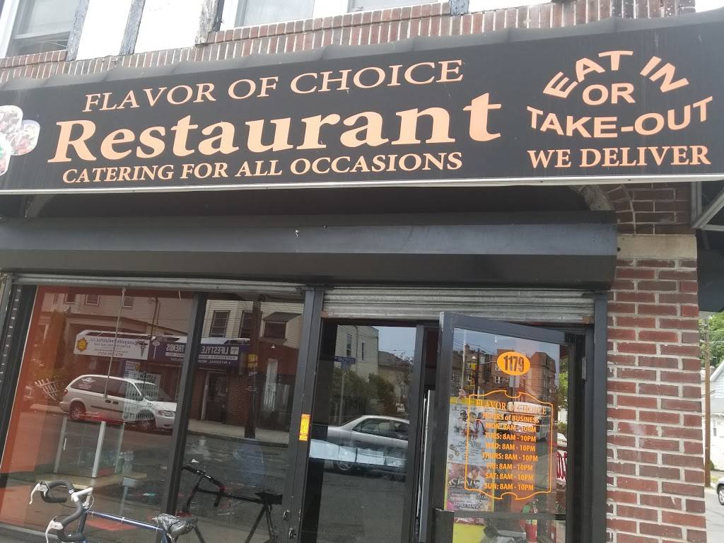 Flavor Of Choice | restaurant | 1179 Stuyvesant Ave, Irvington, NJ 07111, USA | 9737572853 OR +1 973-757-2853