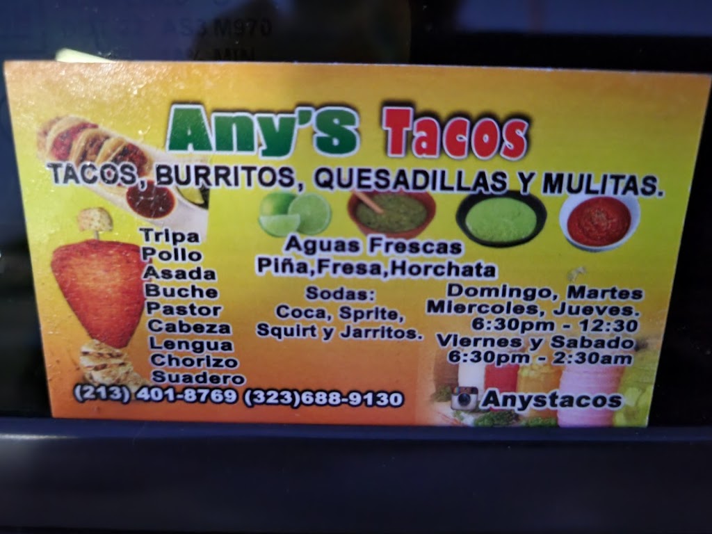 Any’s Tacos | restaurant | 15557 Beach Blvd, Westminster, CA 92683, USA | 2134018769 OR +1 213-401-8769