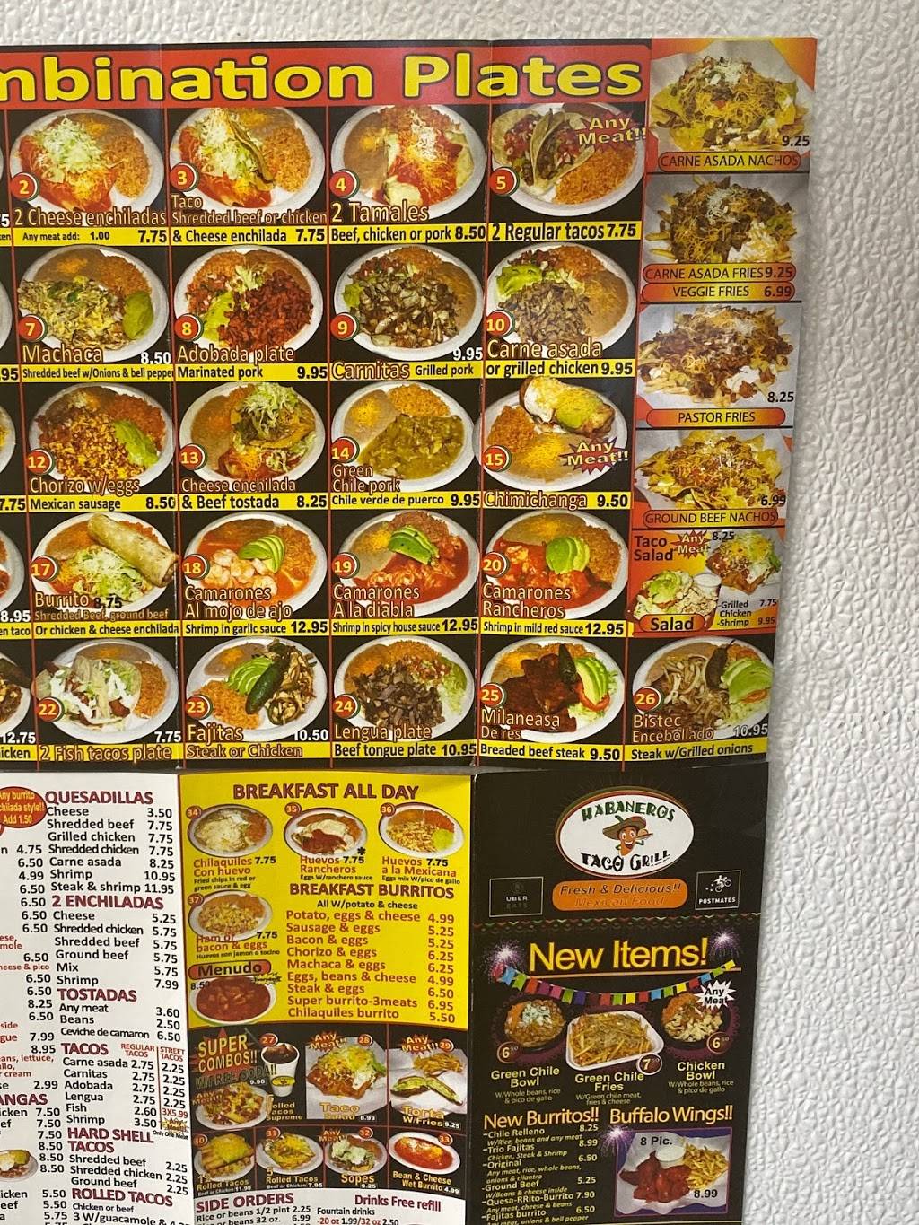 Habaneros Taco Grill #6 (Trop. & Decatur) | restaurant | 4885 W Tropicana Ave, Las Vegas, NV 89103, USA | 7257354367 OR +1 725-735-4367