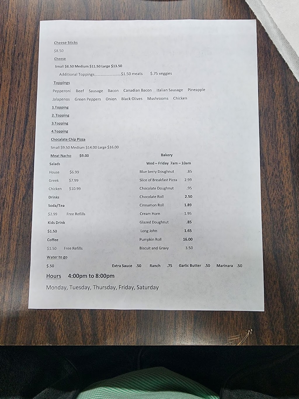 Big Time Pizza & Bakery | restaurant | 812 S Main St, Rector, AR 72461, USA | 8706349806 OR +1 870-634-9806