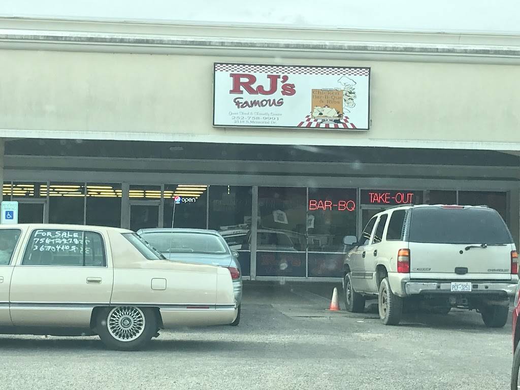 RJs Famous Chicken, BBQ & Ribs | restaurant | 2518 S Memorial Dr, Greenville, NC 27834, USA | 2527589991 OR +1 252-758-9991