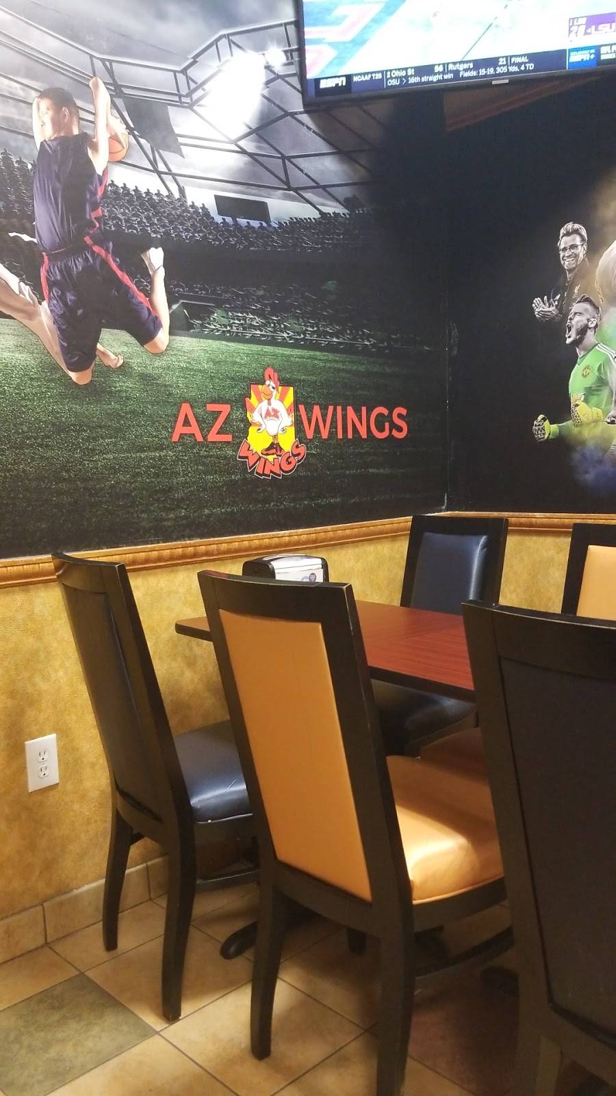 AZ Wings | restaurant | 1395 S Arizona Ave #3, Chandler, AZ 85286, USA | 4806879131 OR +1 480-687-9131
