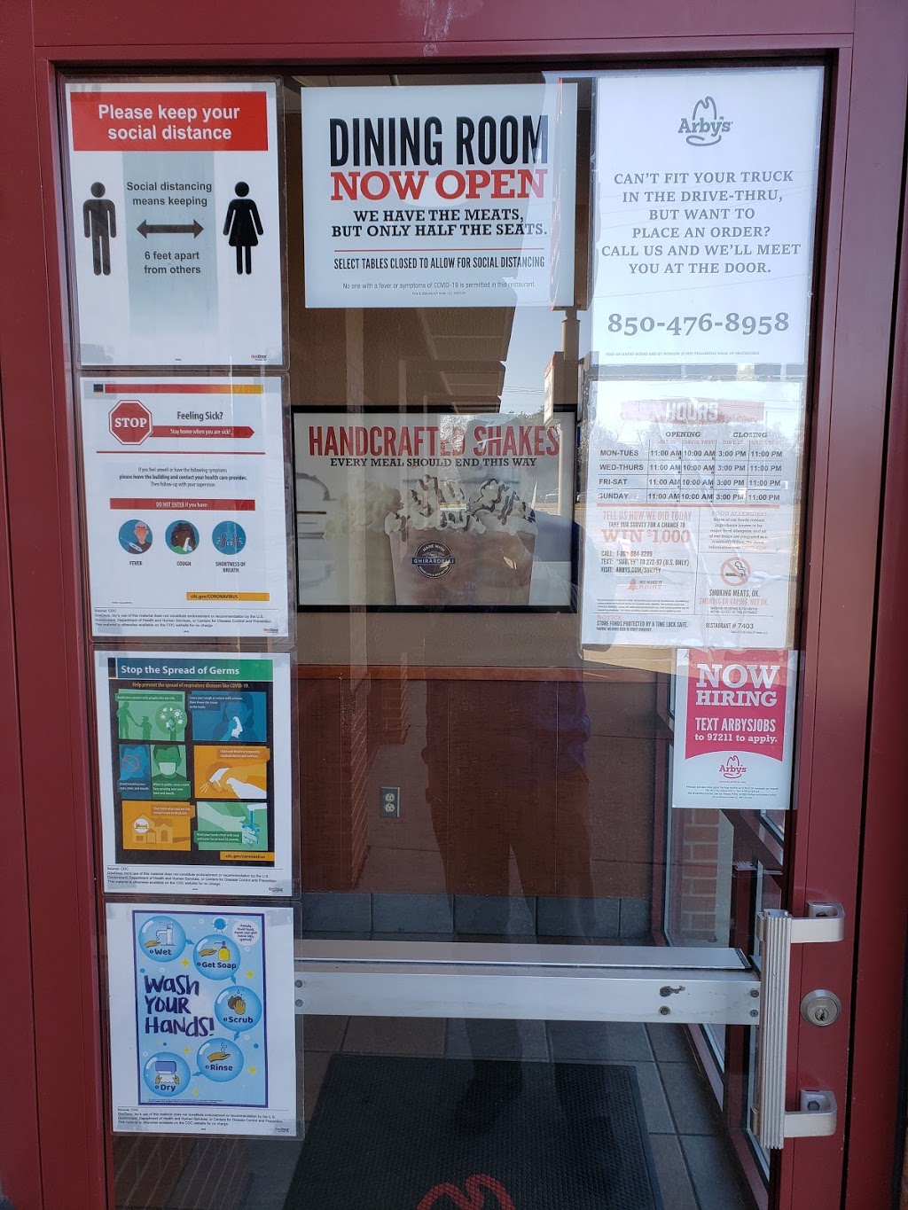 Arbys | meal takeaway | 18 E 9 Mile Rd, Pensacola, FL 32534, USA | 8504768958 OR +1 850-476-8958