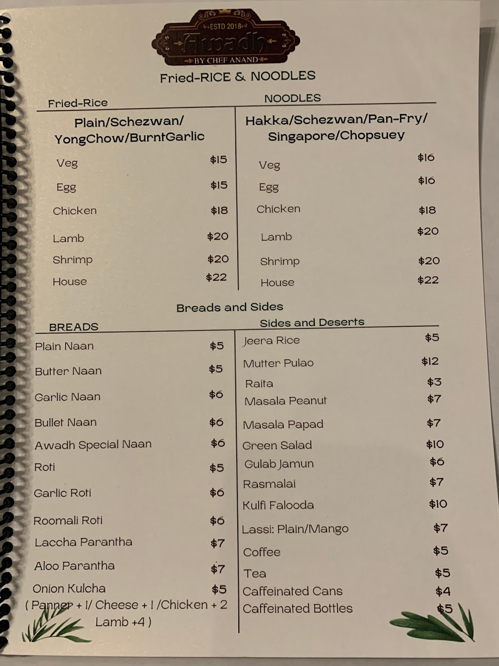Awadh By Chef Anand powell | restaurant | 8736 Moreland St, Powell, OH 43065, USA | 7409175306 OR +1 740-917-5306